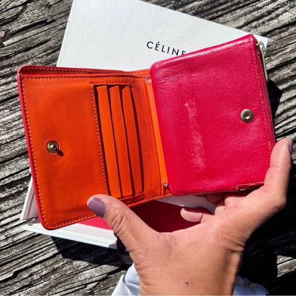 CÉLINE Colorblock Bifold Wallet - Picture 5 of 16